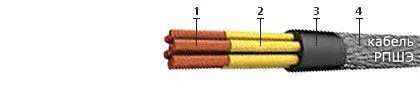 Кабель РПШЭ 3х10