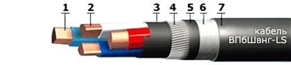 Кабель ВПбШвнг-LS