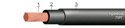 Кабель ПРГ 1х10